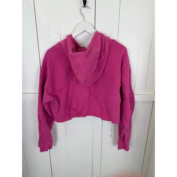 Lululemon Women's Pink Cotton Pullover Sweatshirt Size 18 - Picture 3 of 3
